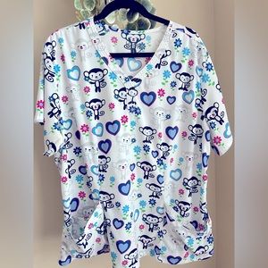 Women’s Scrub top size 2x